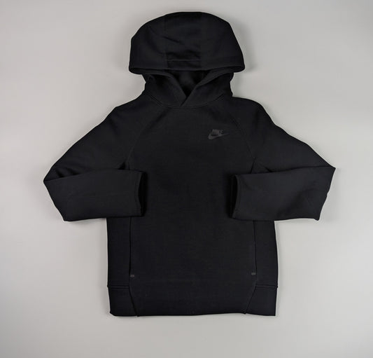 Nike Sportswear Tech Fleece Hoodie Juniors Pullover - Black