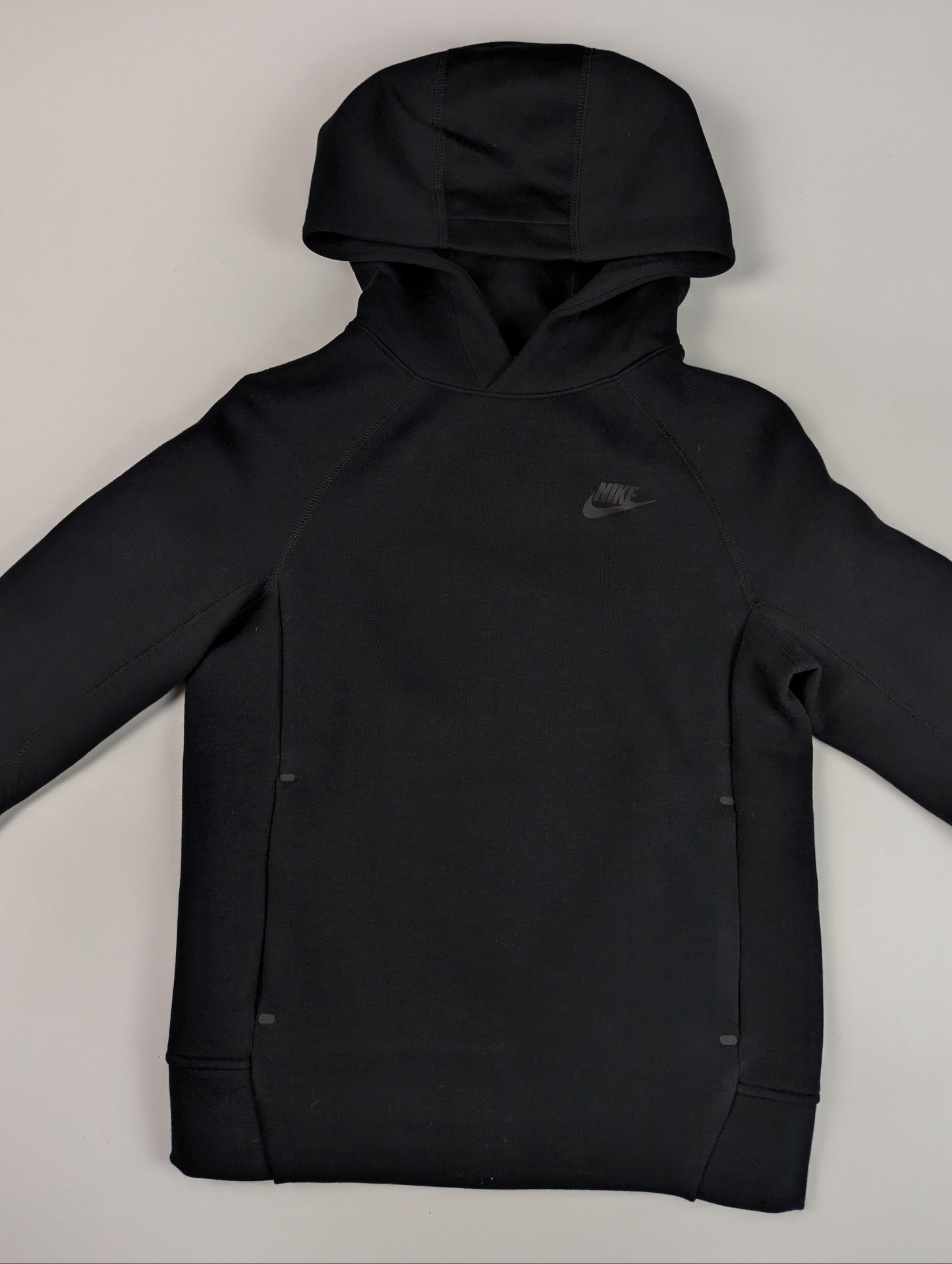 Nike Sportswear Tech Fleece Hoodie Juniors Pullover - Black
