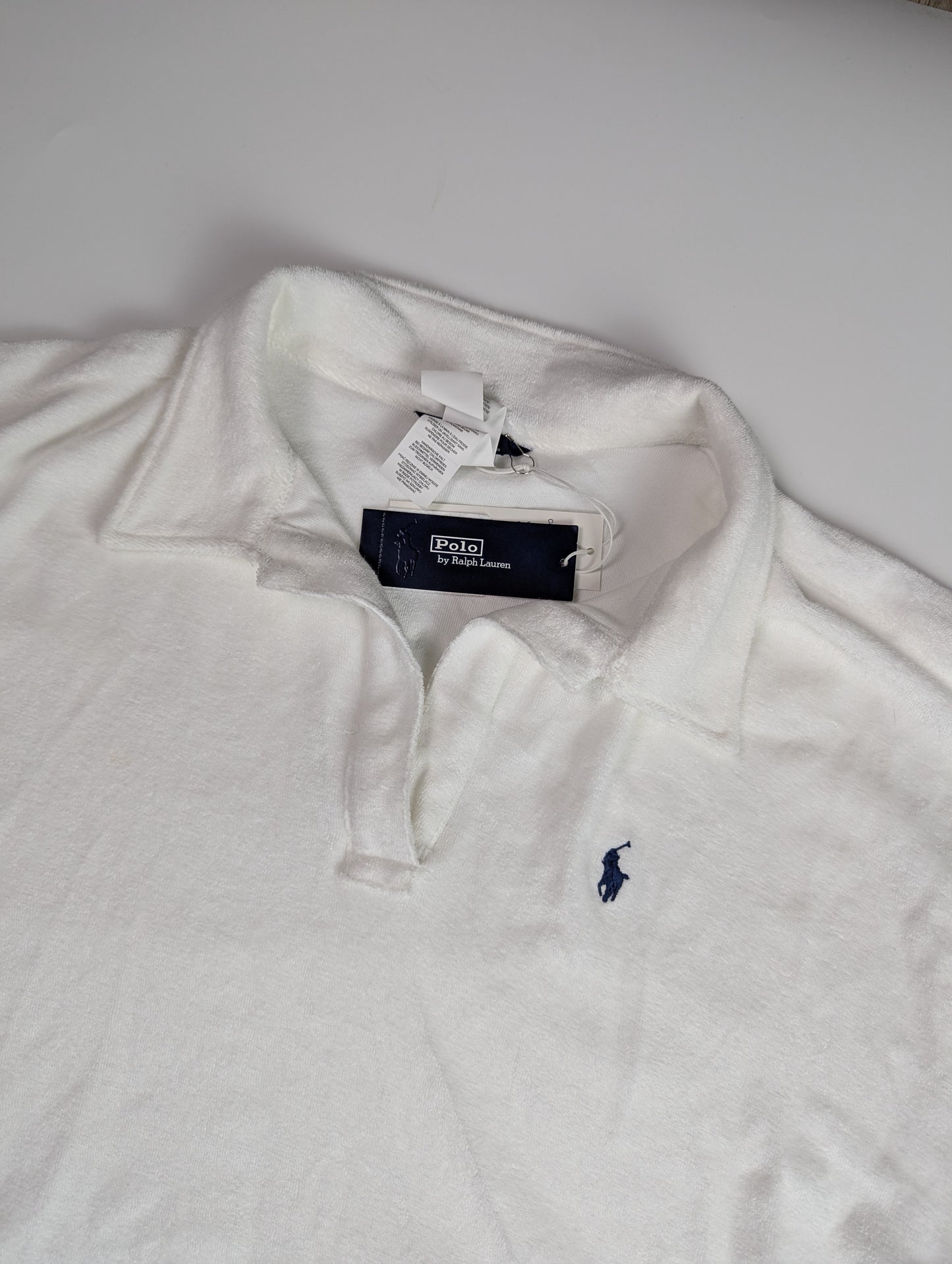 Polo Ralph Lauren Womens Terry Shorts Set - White