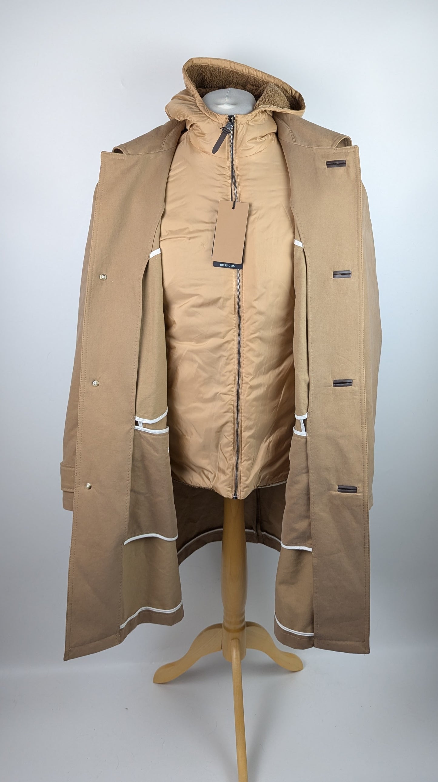 Boss Men's Coddy 2 in 1 Coat - Brown