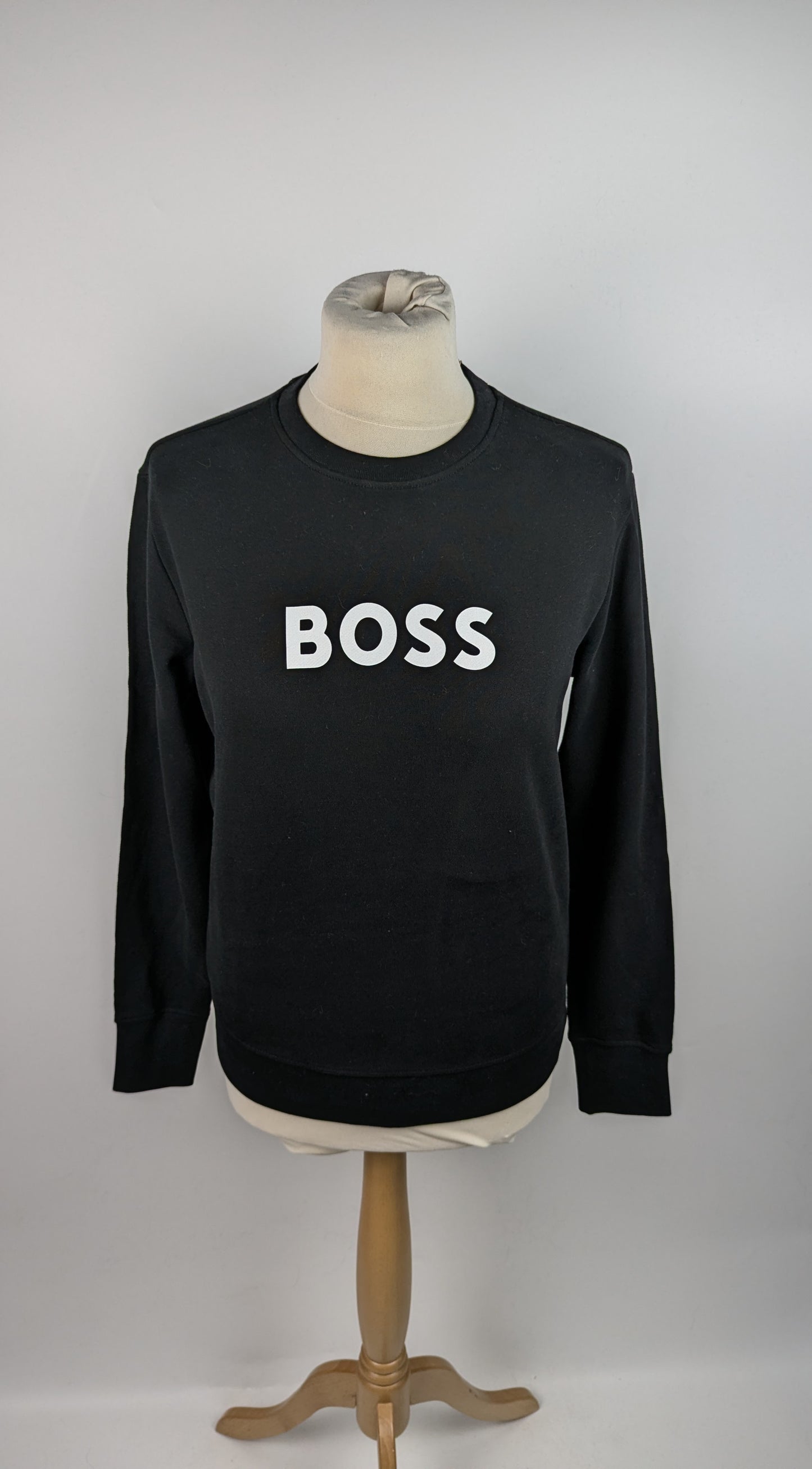 Boss Womens Elaboss Logo Jumper - Black