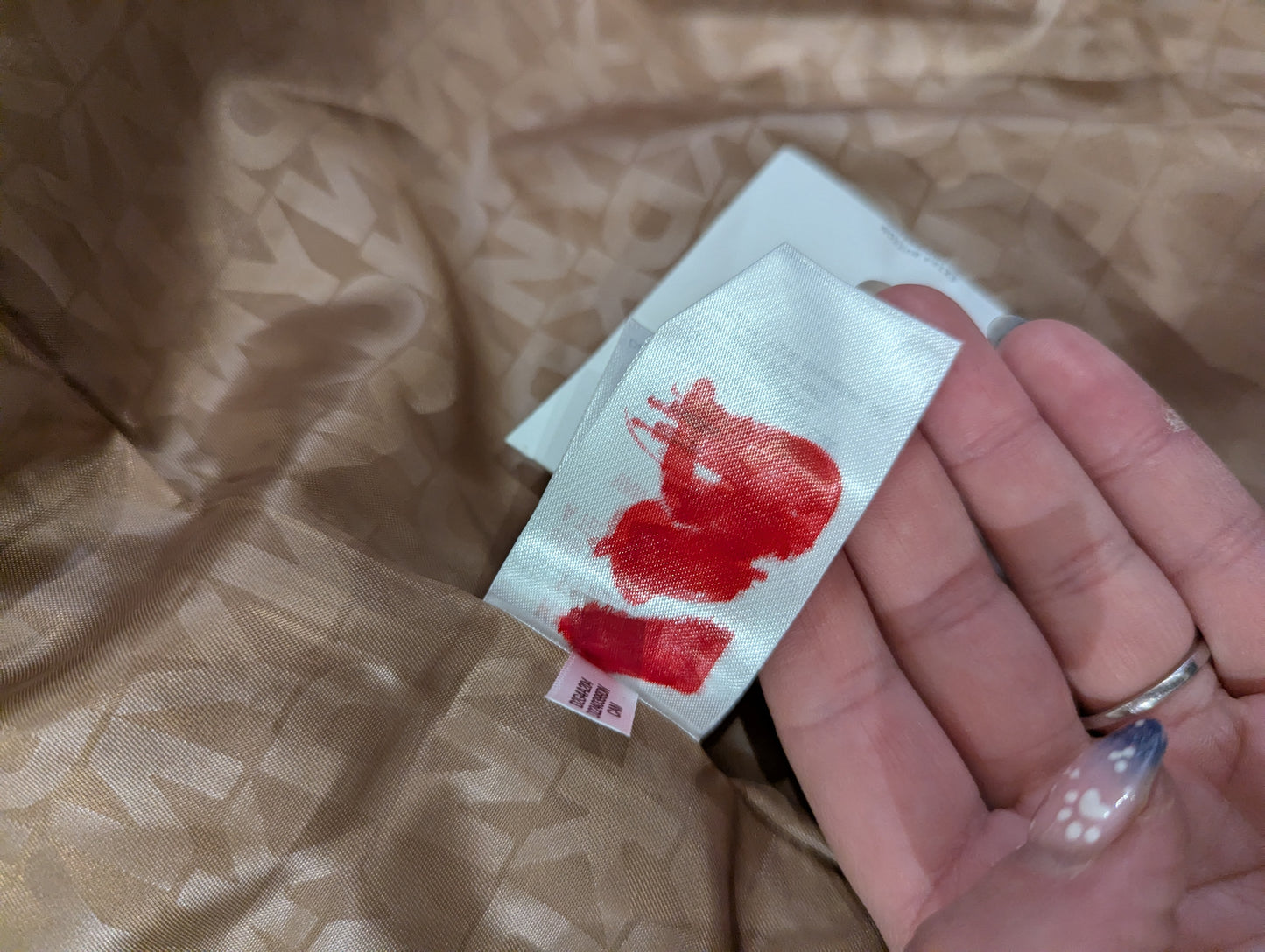 DKNY Womens Wool Overcoat Belted- Brown