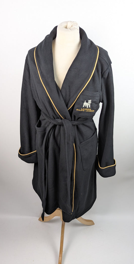 Lauren Ralph Lauren Women's Dalton Towel Dressing Gown - Black