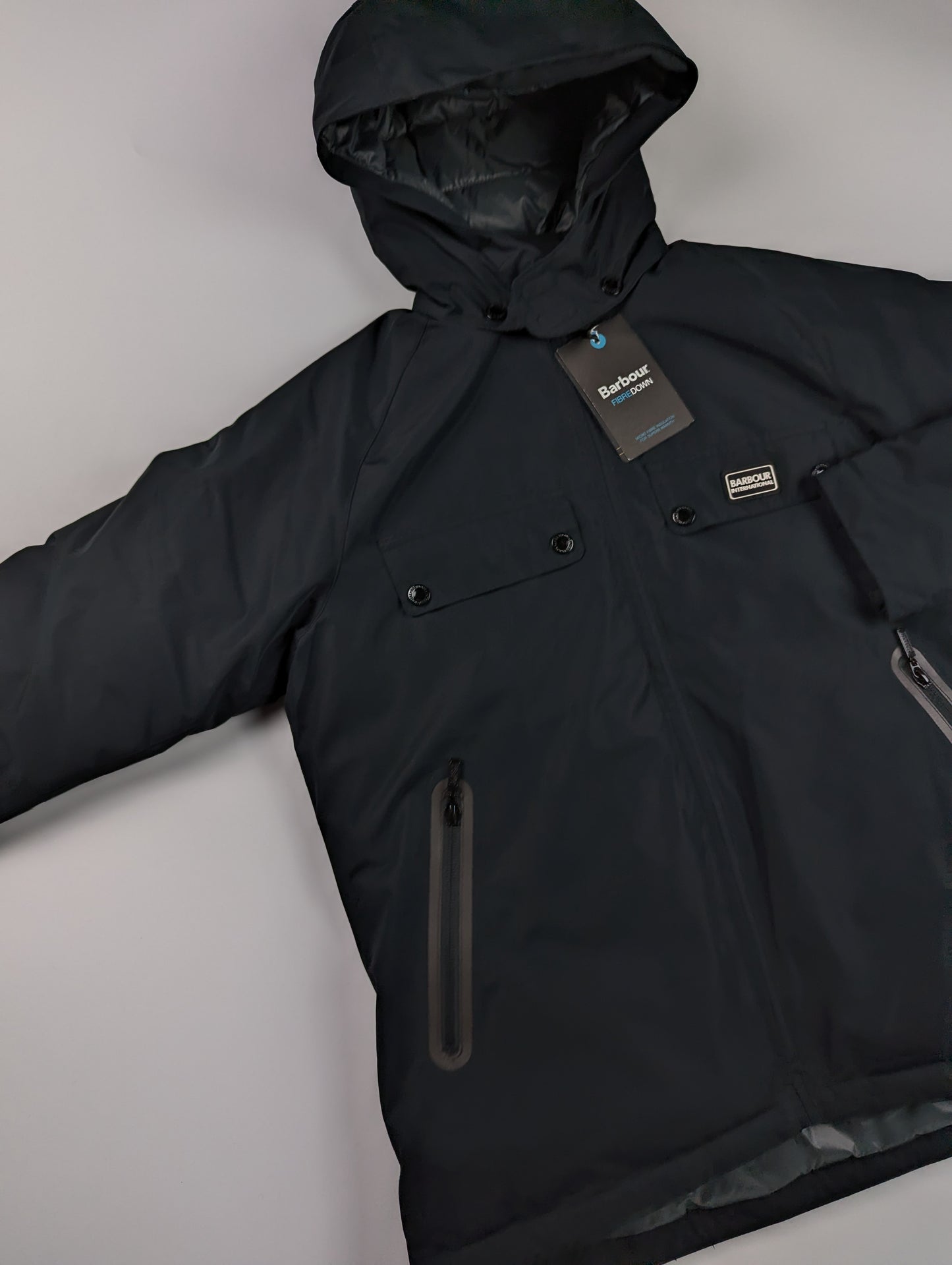 Barbour International Boy's Proctor Showerproof Jacket - Black