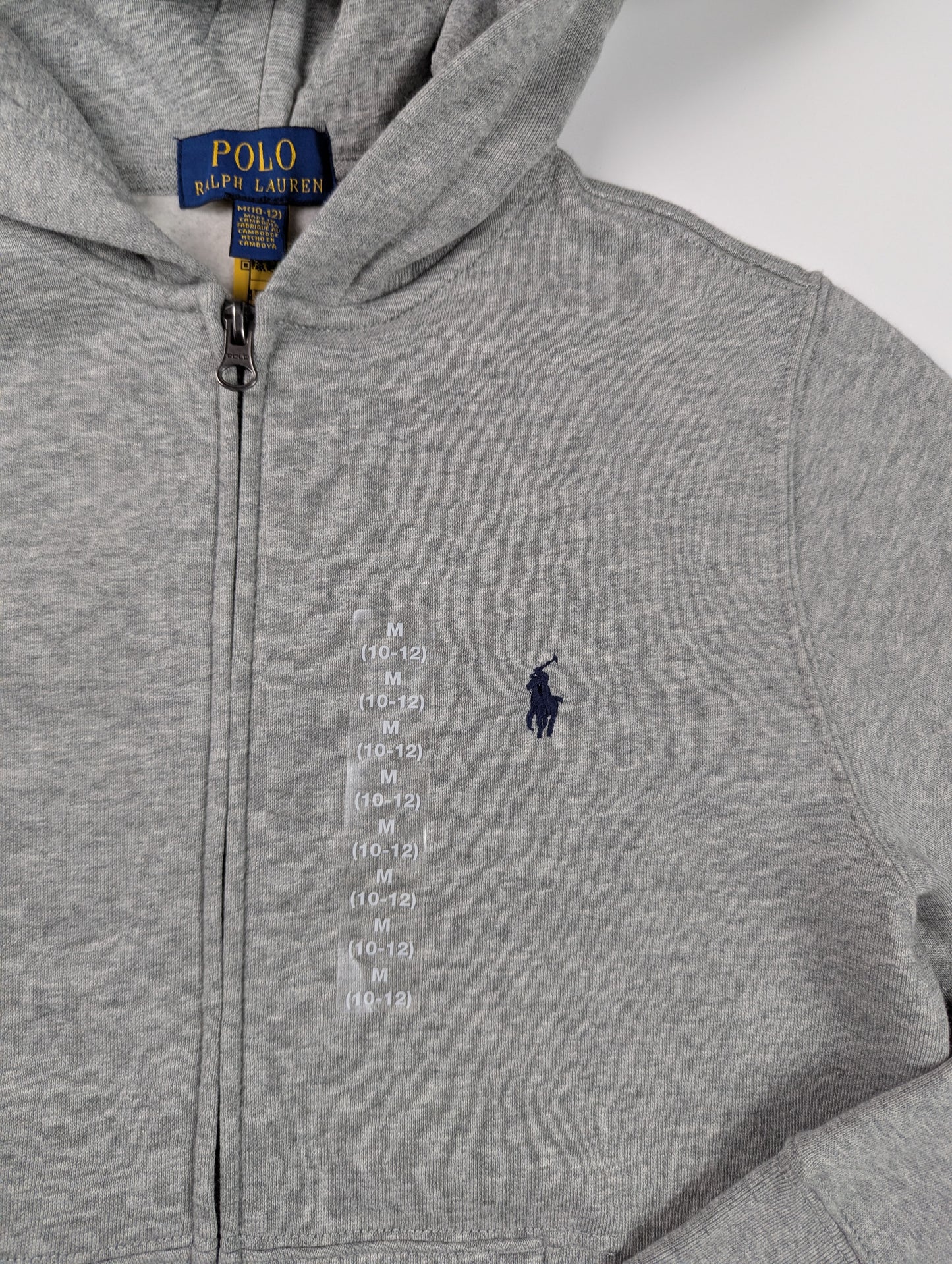 Polo Ralph Lauren Boys' Full-Zip Hoodie - Grey