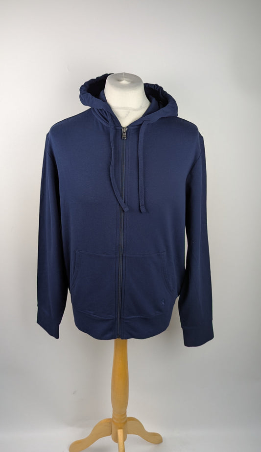 Polo Ralph Lauren Logo Lounge Zip Up Hoodie - Navy