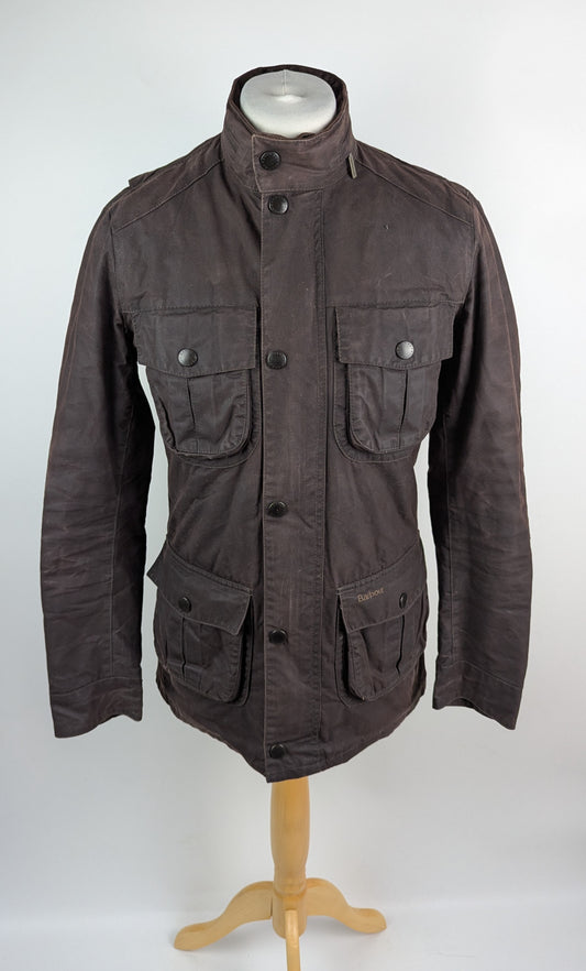 Barbour Men's Corbridge Water Resistant Waxed Tailored Fit Wax Jacket - Rustic (Brown)