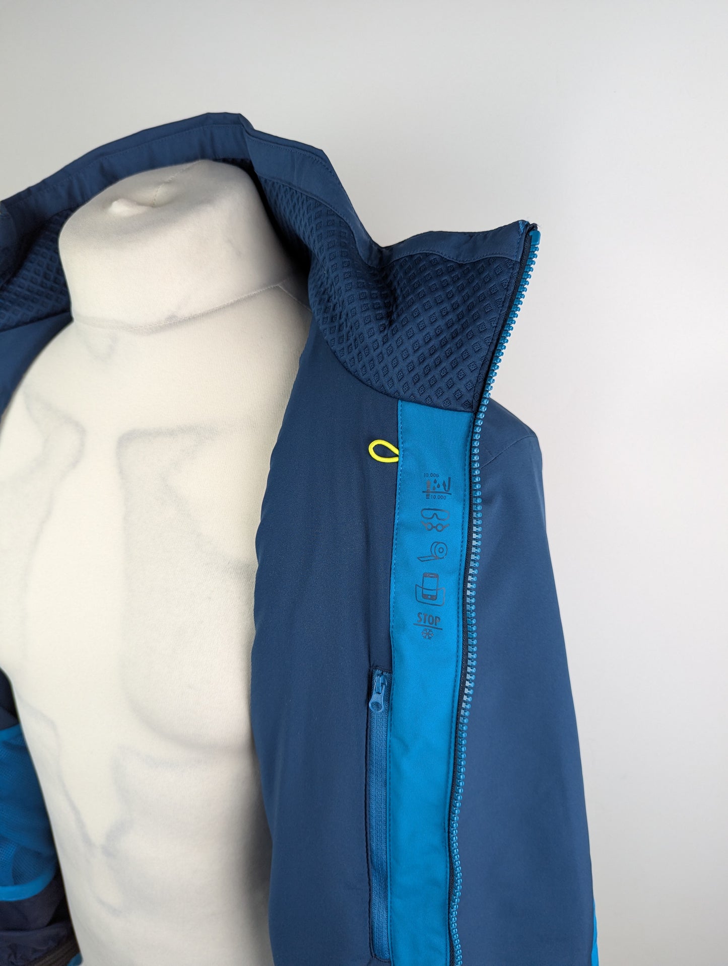 Ziener Timpa Weather-Resistant Ski Jacket - Blues