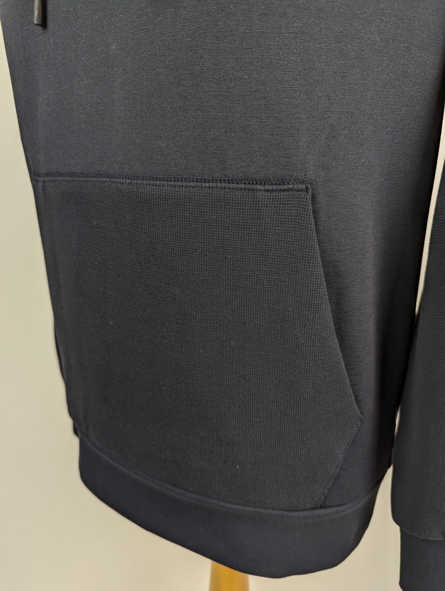 Boss Men's HBG Soody Rib Design Hoodie - Navy Blue