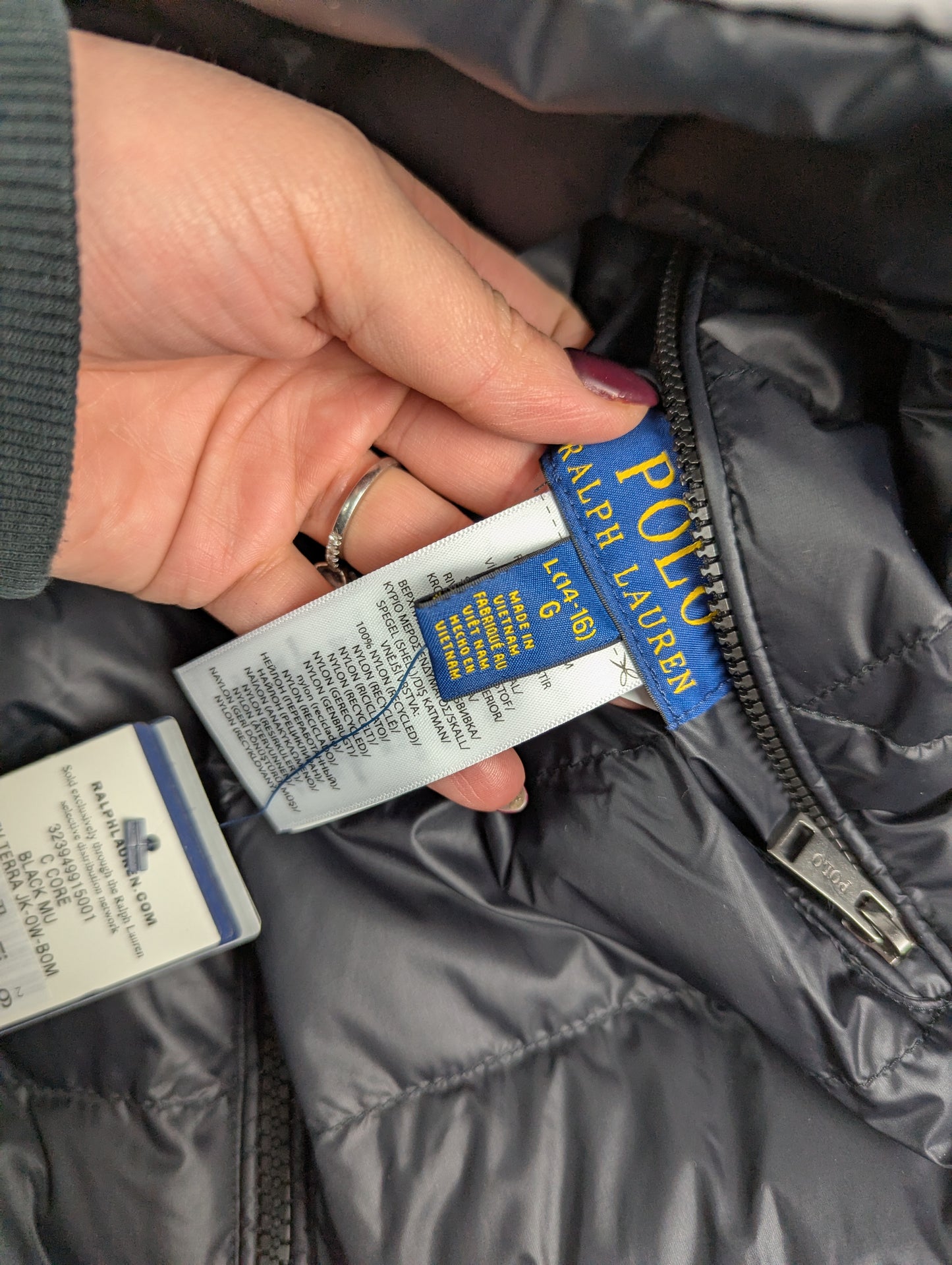 Polo Ralph Lauren Kids' Reversible Jacket - Grey / Black