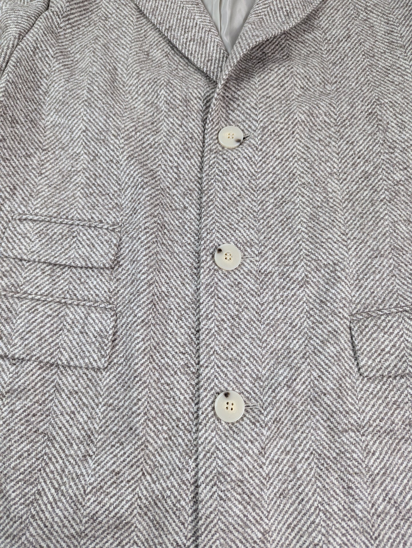 Boss Men's L Henk Overcoat - Brown