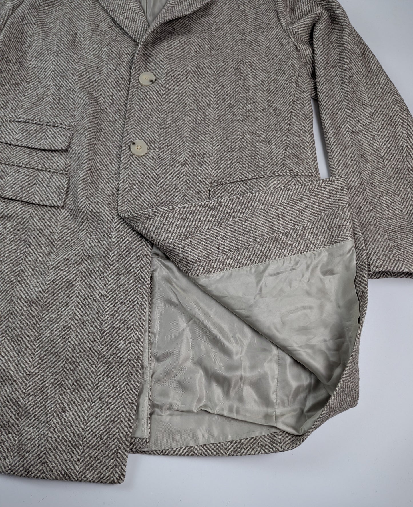 Boss Men's L Henk Overcoat - Brown