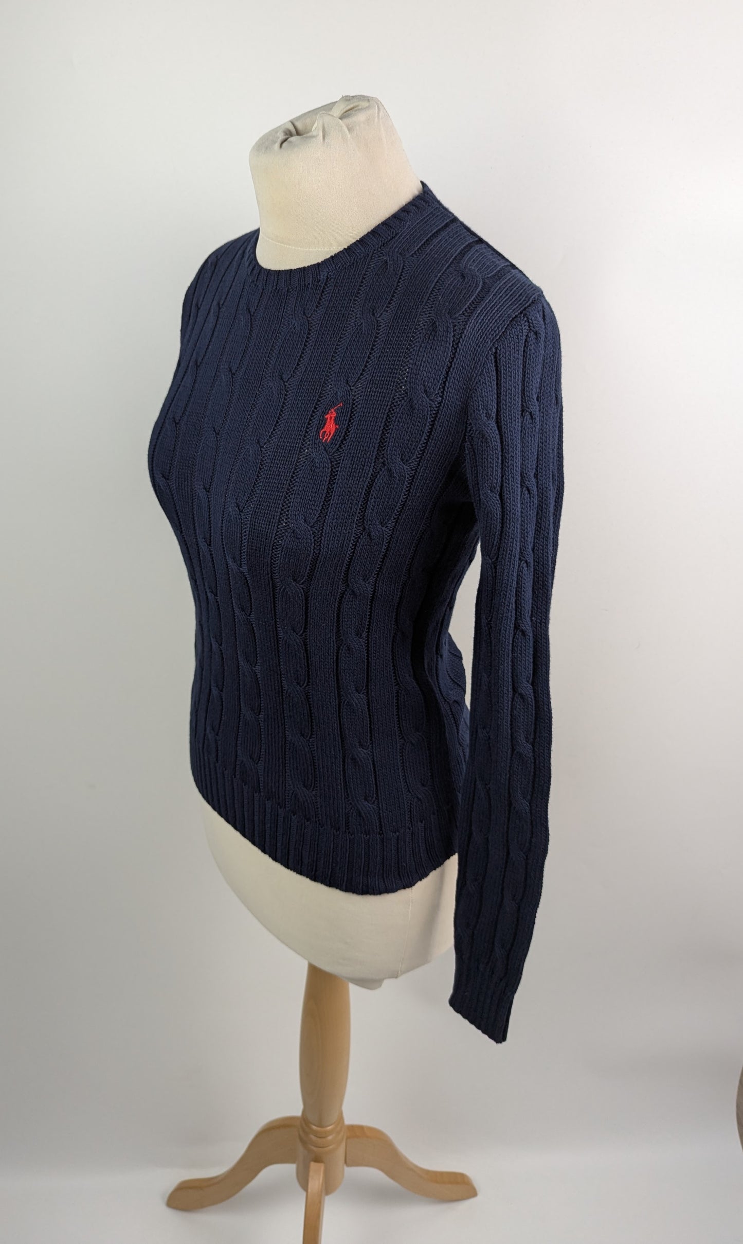Polo Ralph Lauren Women's Cable-Knit Jumper- Navy