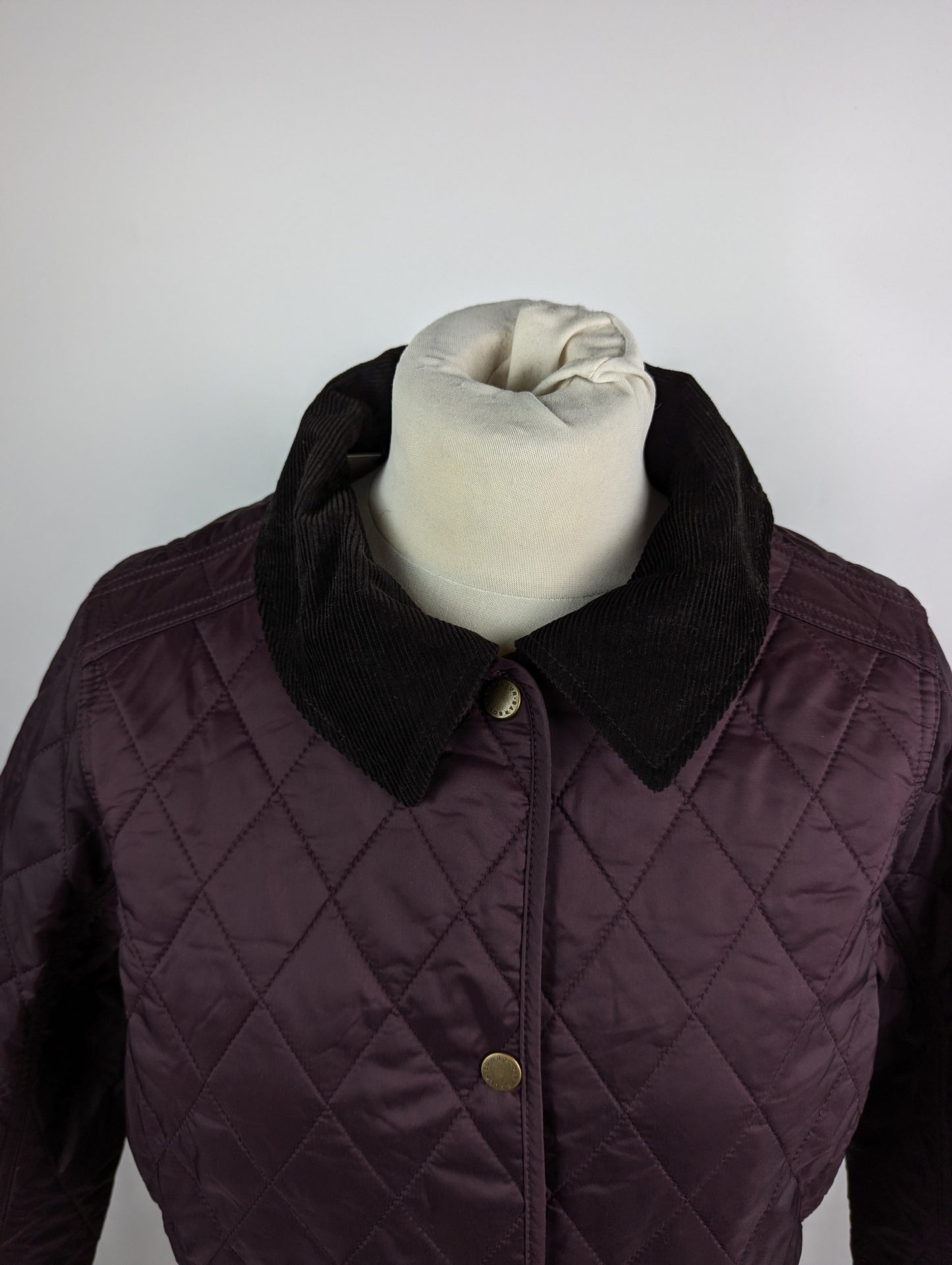 Barbour Womens Annandale Diamond Quilted Jacket -Dark Purple