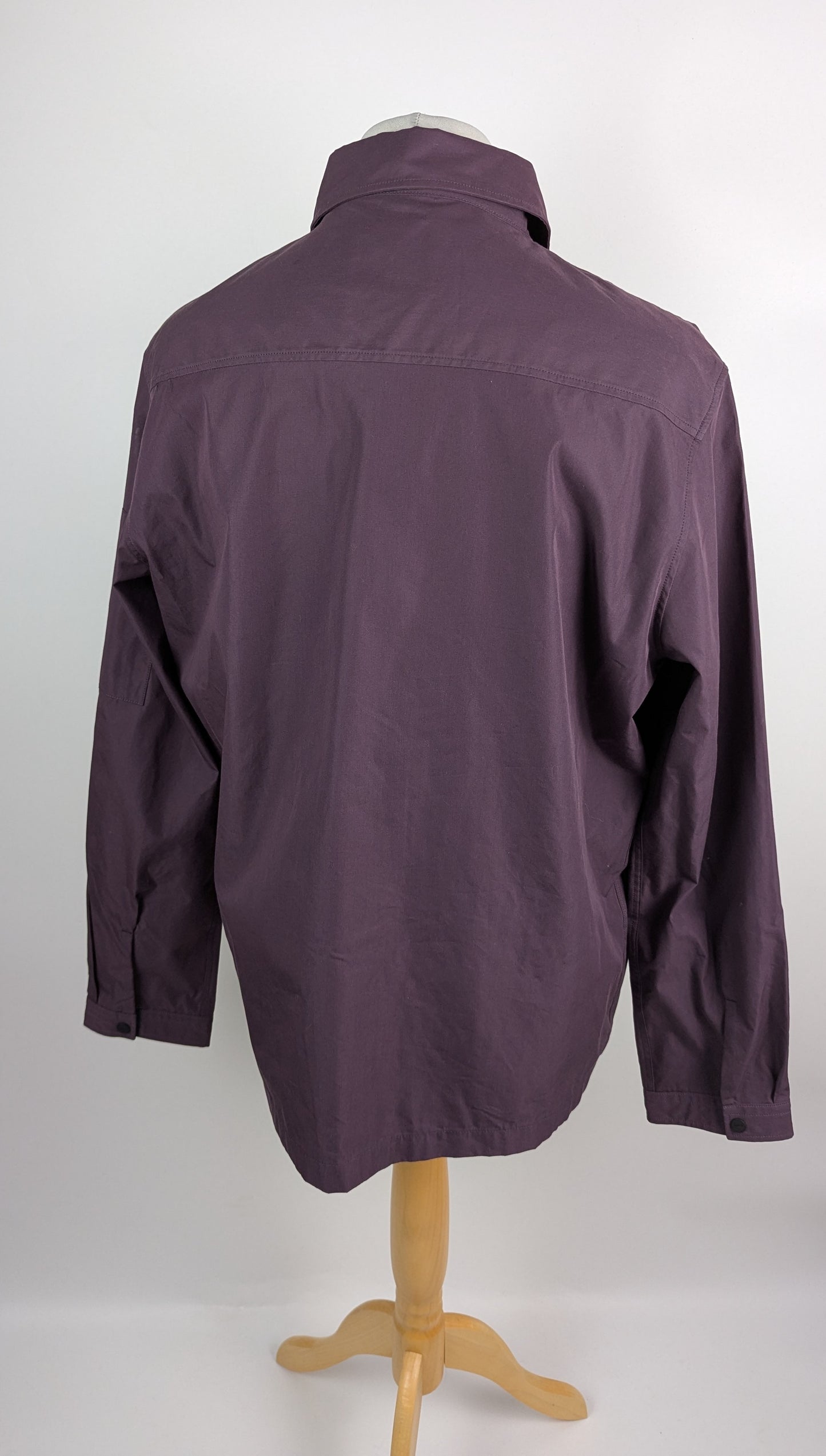 HUGO Mens Emmond Overshirt - Dark Purple 543