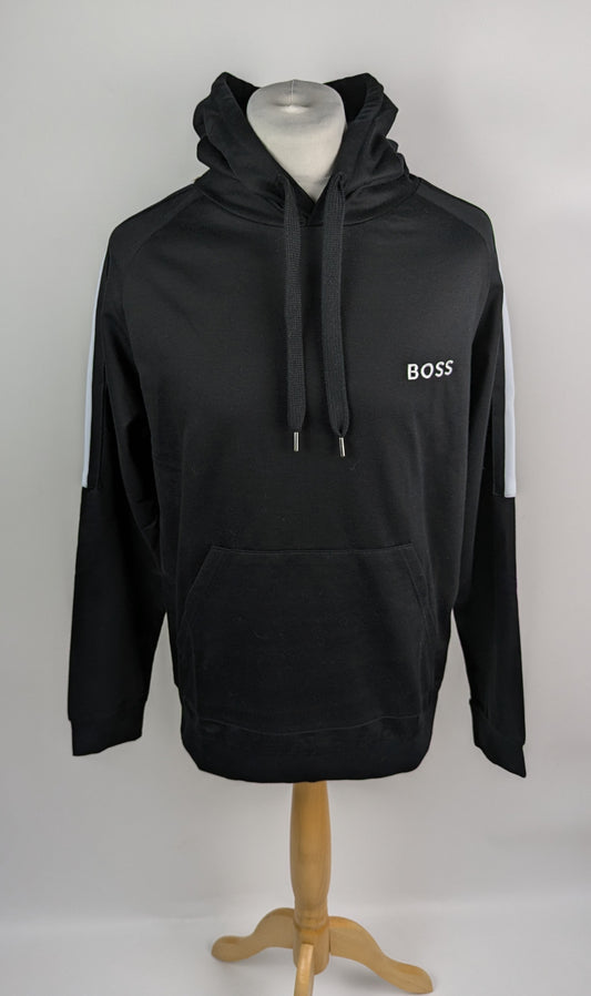 Boss Iconic Mens Pull Over Hoodie - Black