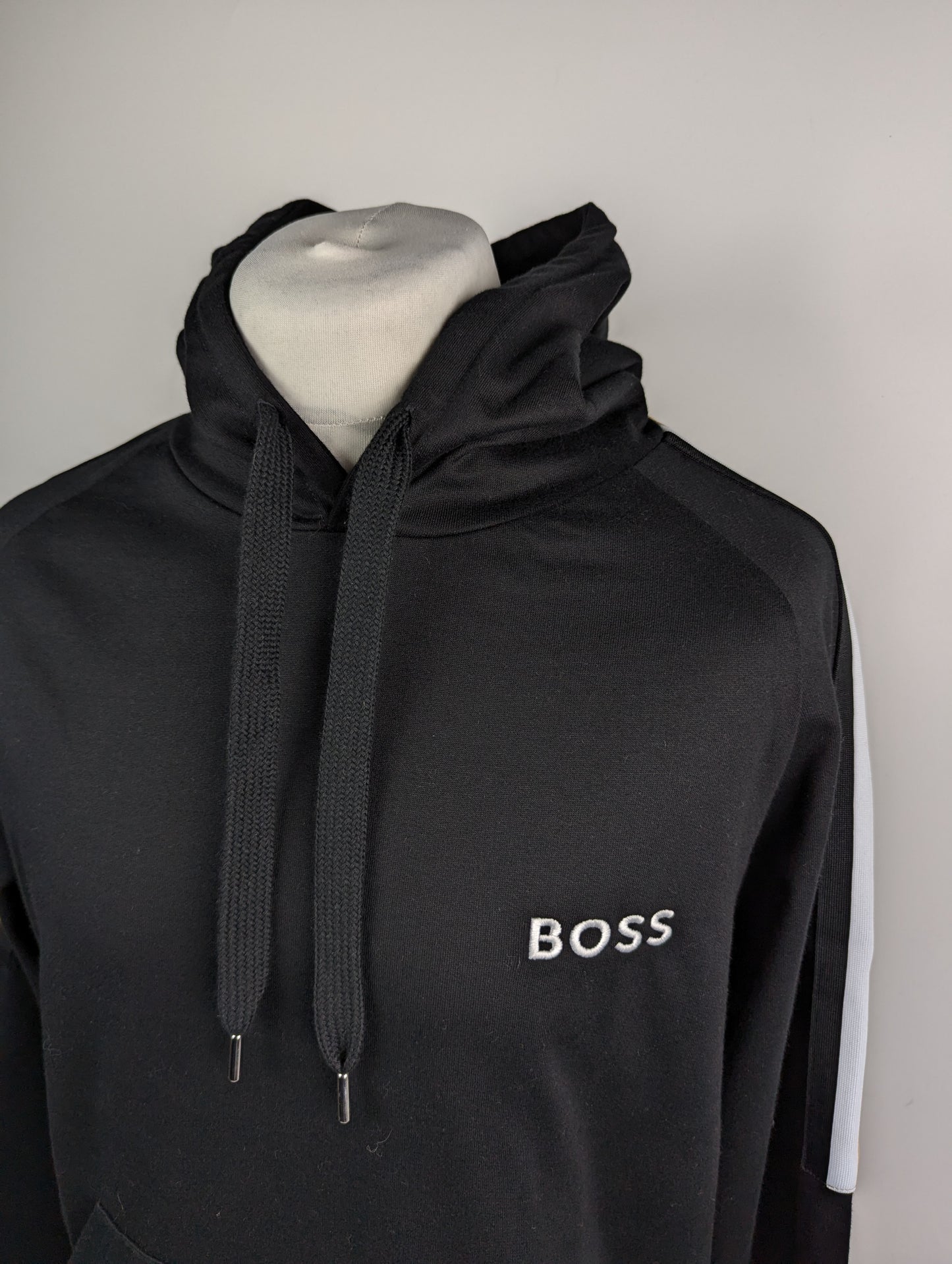 Boss Iconic Mens Pull Over Hoodie - Black