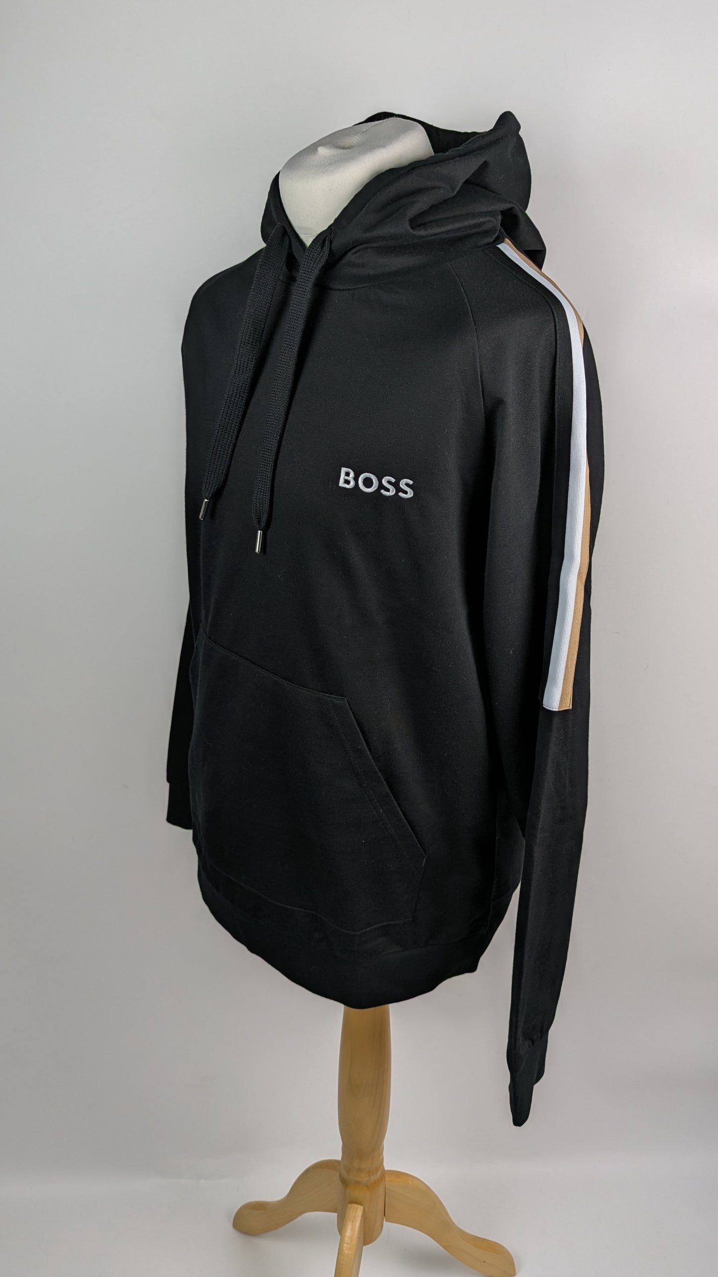 Boss Iconic Mens Pull Over Hoodie - Black