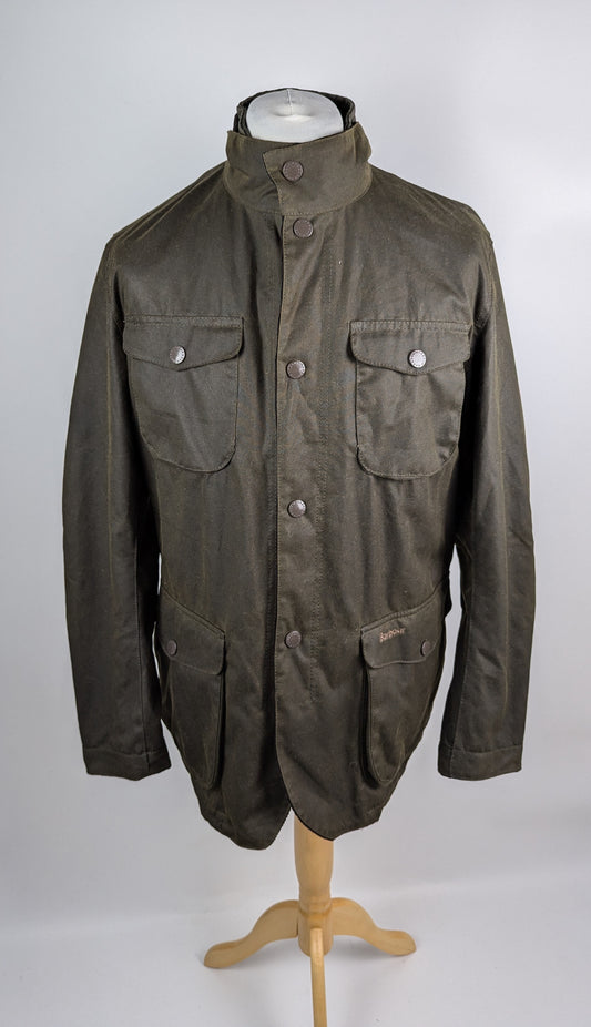 Barbour Mens Ogston Waxed Jacket - Olive