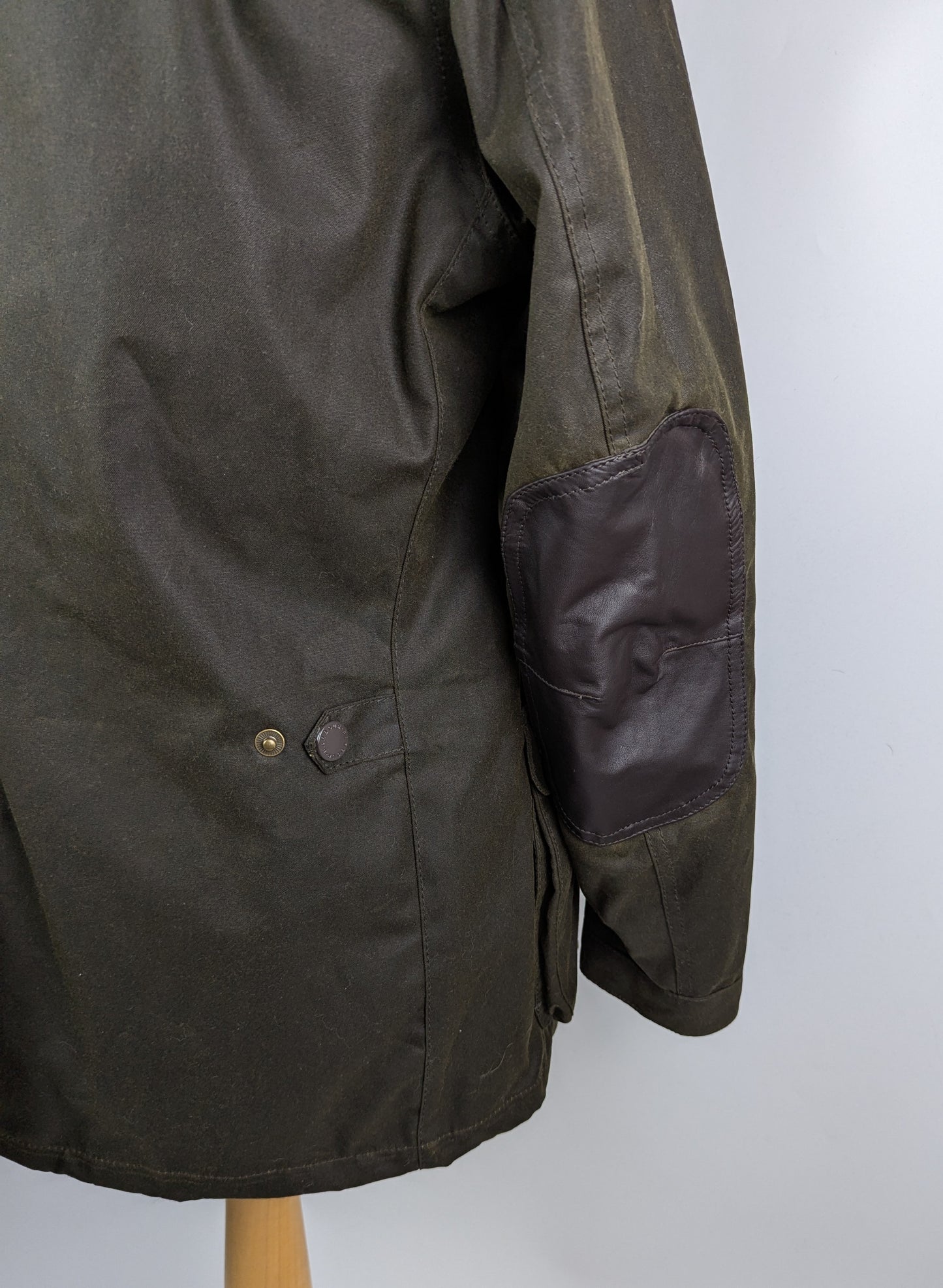 Barbour Mens Ogston Waxed Jacket - Olive