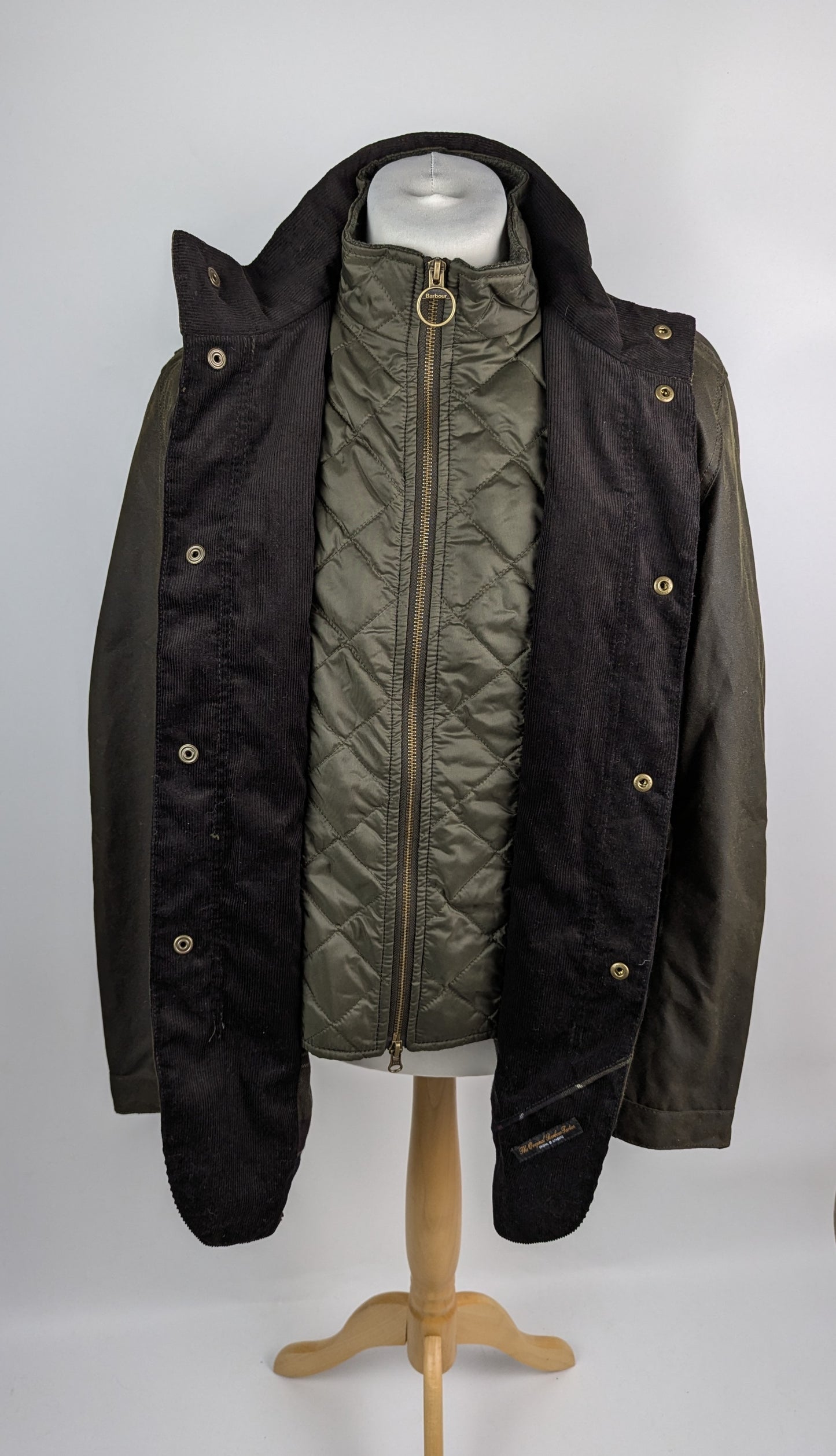 Barbour Mens Ogston Waxed Jacket - Olive
