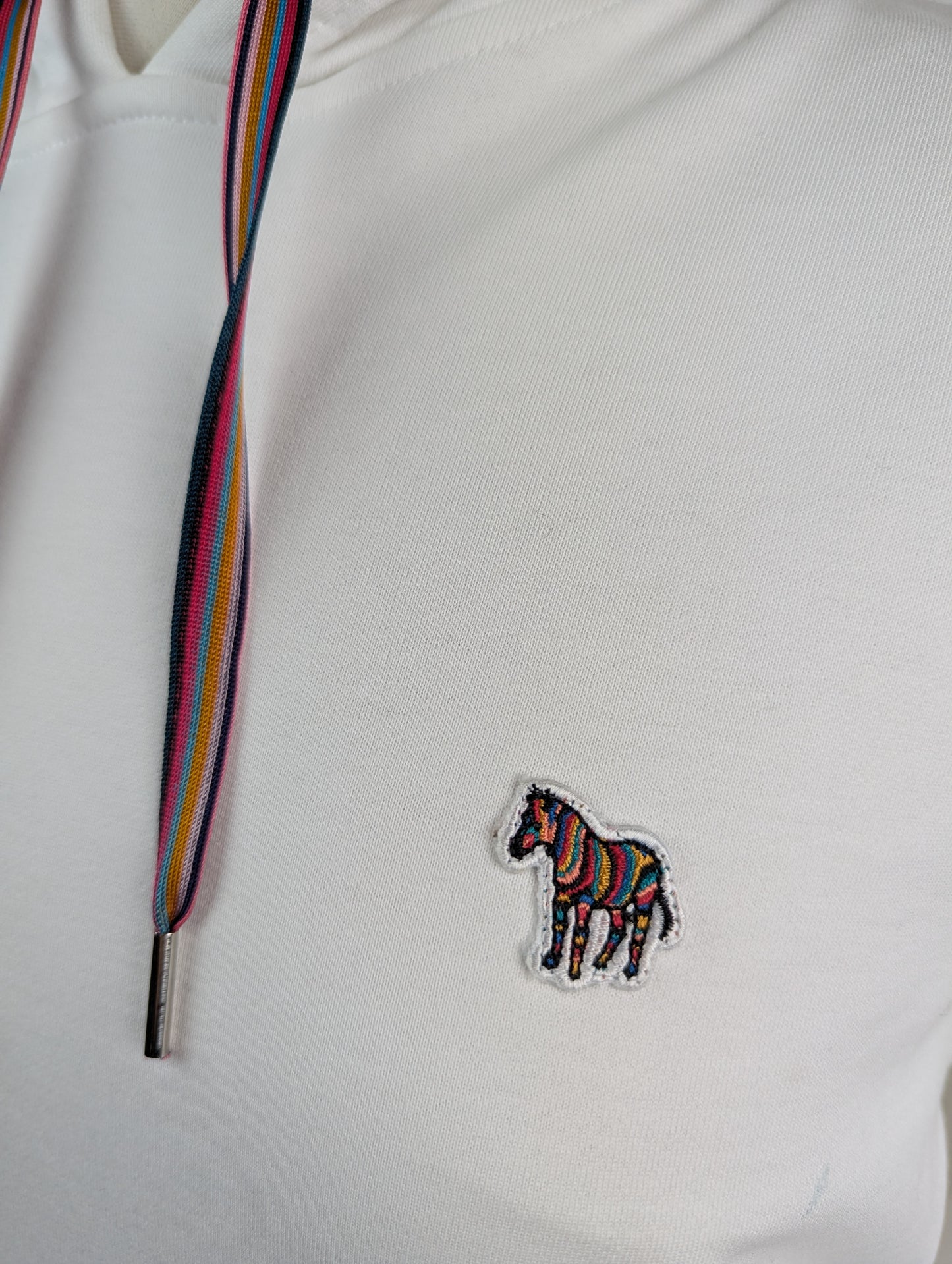 PS PAUL SMITH Womens Zebra Oth Hoodie - White