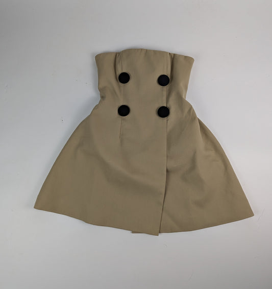 Odd Muse The Ultimate Muse Trench Mini Dress - Beige