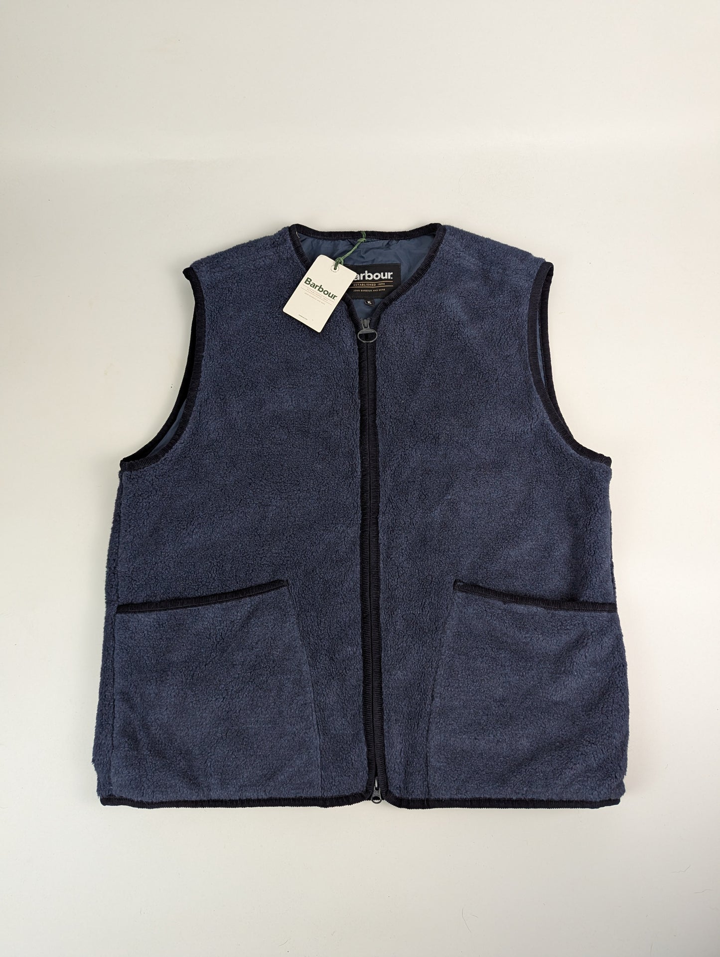 Barbour Mens Liddesdale Fleece Vest - Blue