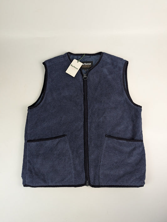Barbour Mens Liddesdale Fleece Vest - Blue