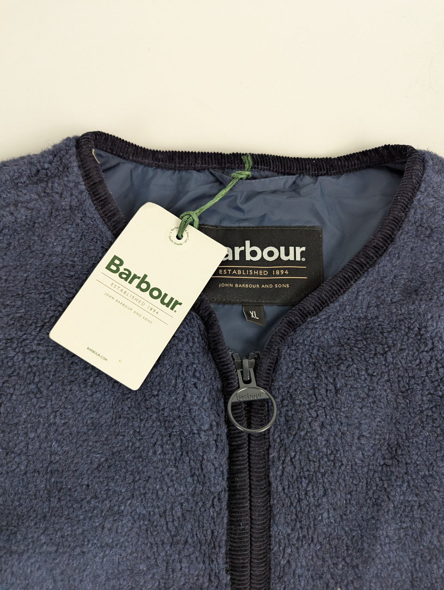 Barbour Mens Liddesdale Fleece Vest - Blue