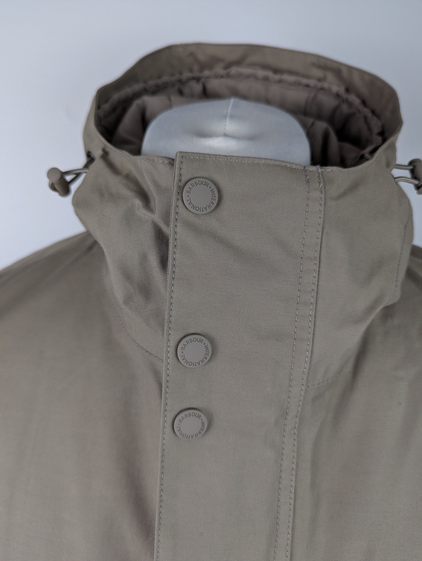 Barbour International Men's Endley Waterproof Hooded Long Sleeve Long Puffer Jacket - Brown (Brindle)