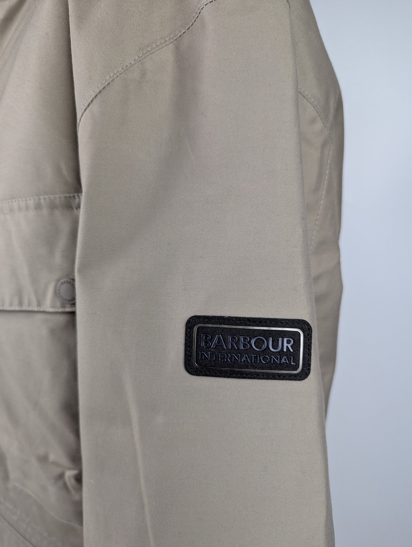 Barbour International Men's Endley Waterproof Hooded Long Sleeve Long Puffer Jacket - Brown (Brindle)