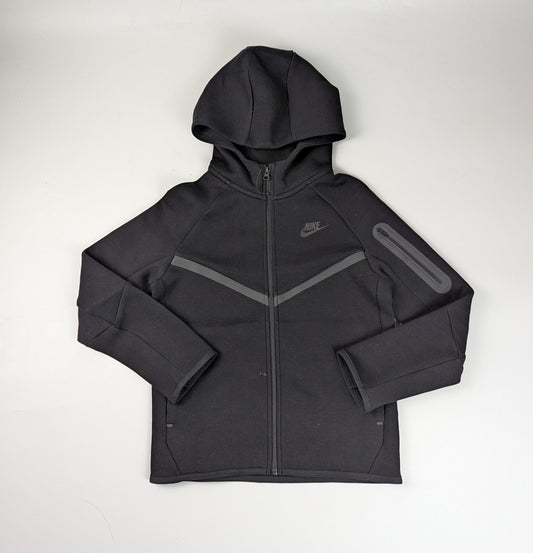 Nike Sportswear Tech Fleece Boys Full-Zip Hoodie - Black