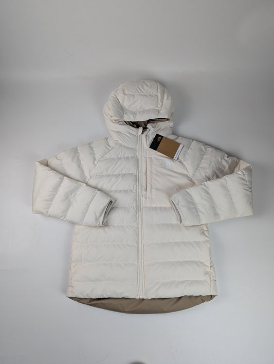 The North Face Girls Reversible Perrito Short Puffer Jacket - White / Beige