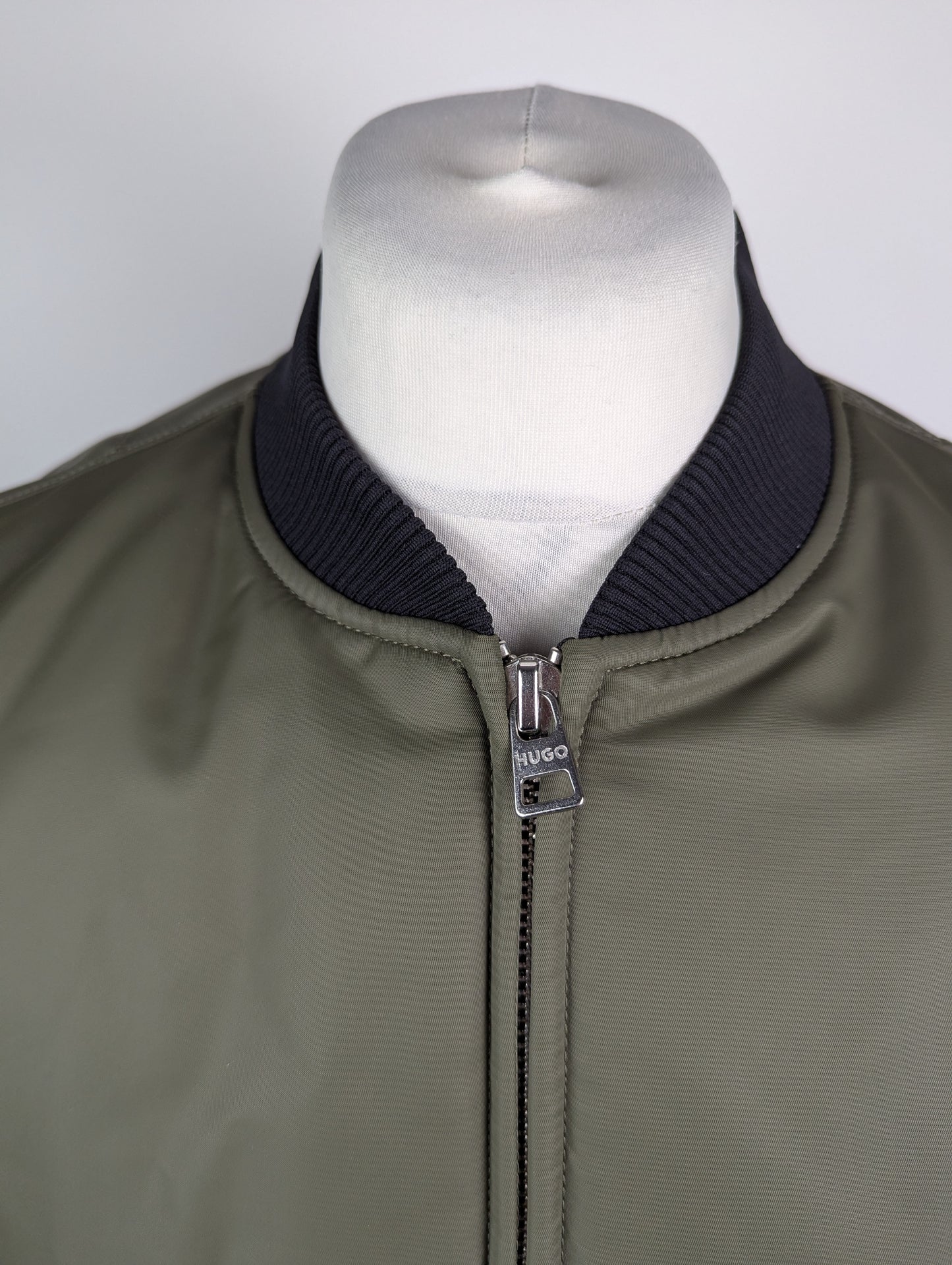 HUGO Balam2411 Mens Bomber Jacket - khaki Green