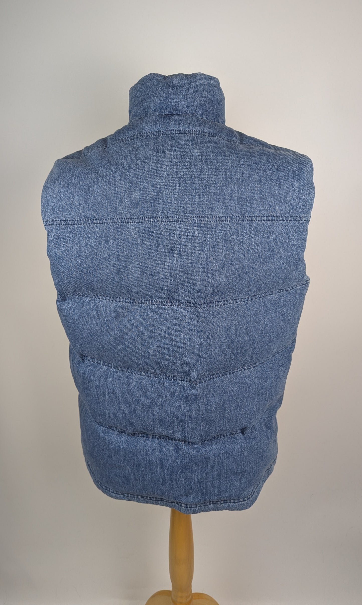 HUGO benimo224w1 Mens Padded Denim Gilet - Blue