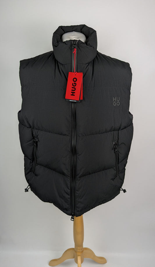 HUGO Mens Birontino 2341 Gilet- Black