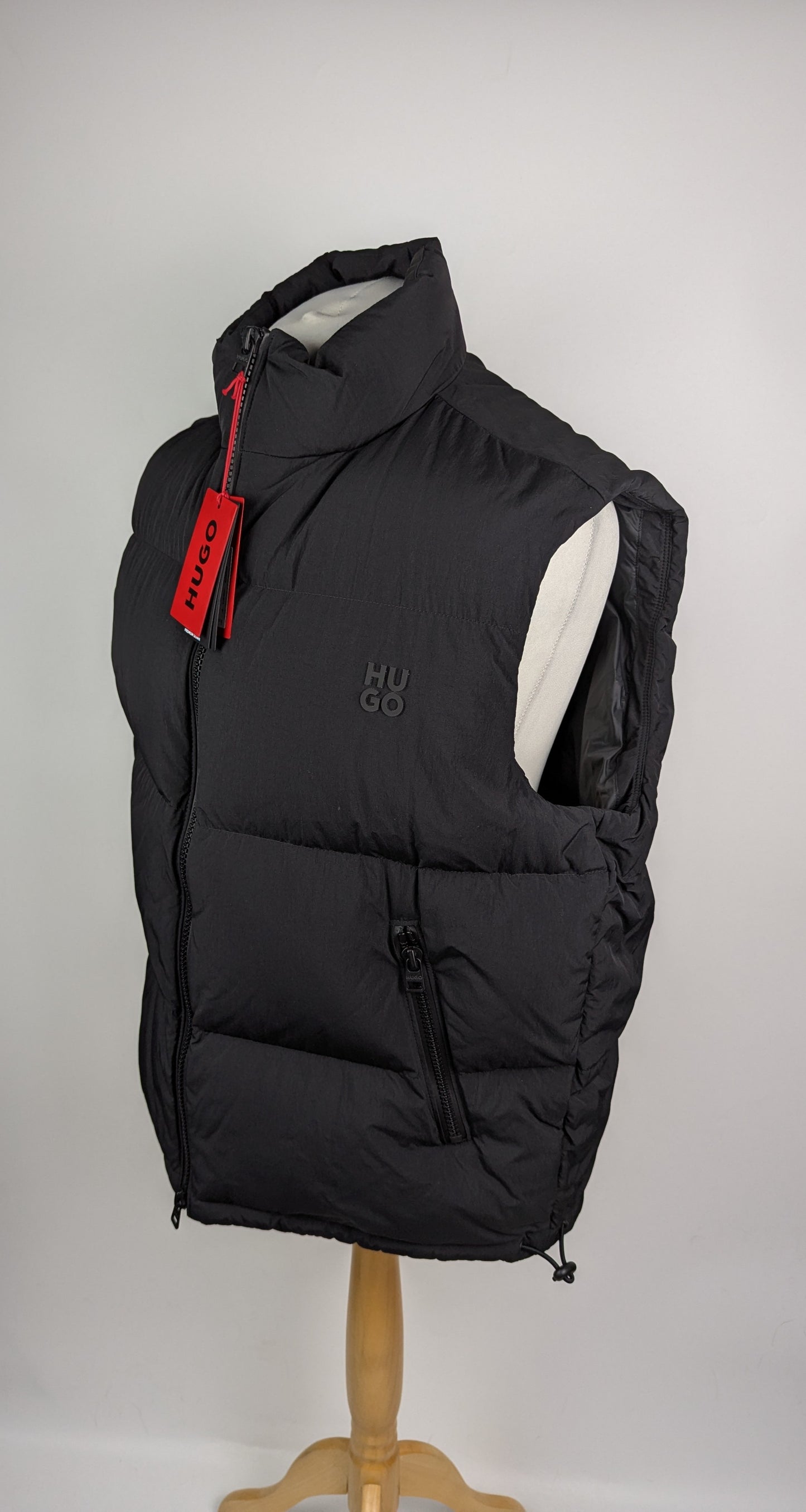 HUGO Mens Birontino 2341 Gilet- Black