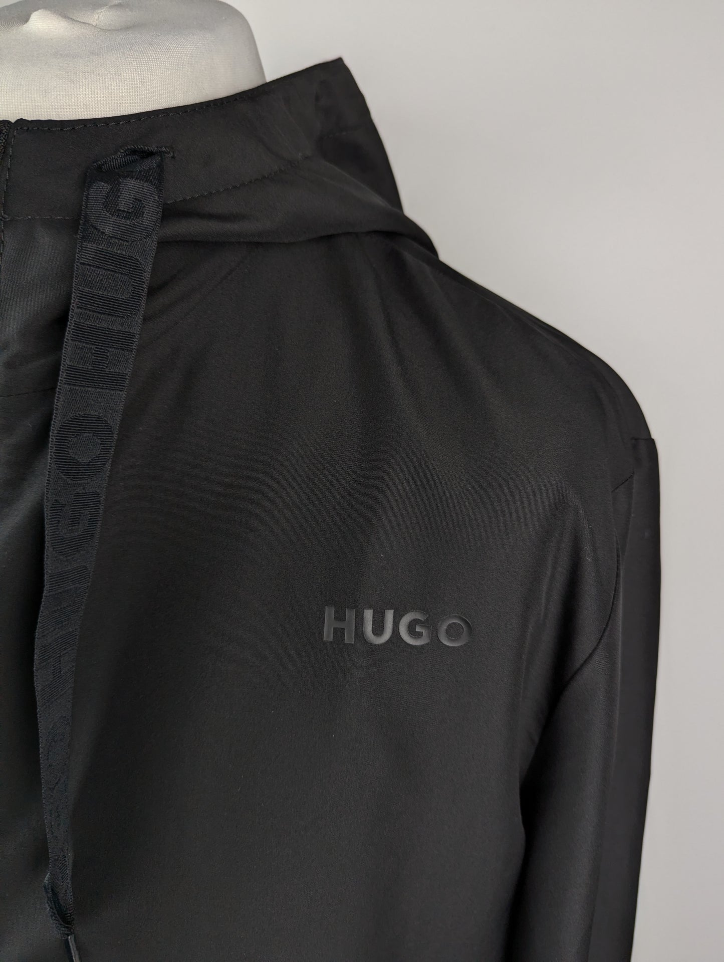 HUGO Men's Lightweight Jacket Benjoe2241 - Black