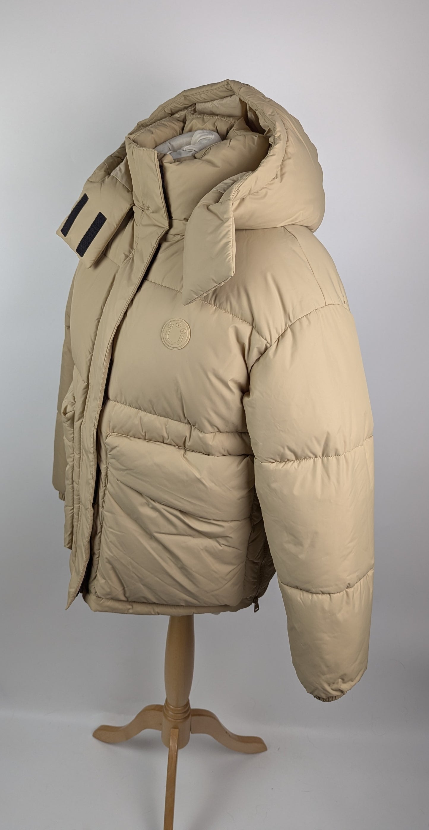 Hugo Womens Insulated jacket Finley-1_B - Beige