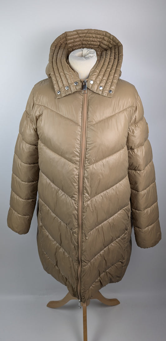 Boss Women's Petrana Medium Puffer Jacket - Brown / Gold