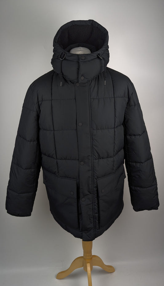 Barbour International Men's Gillside Quilted Hooded Short Puffer Jacket - Black