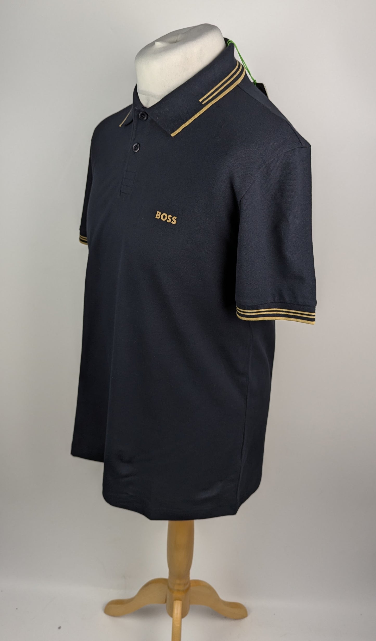 Boss Men's Paul Polo Shirt - Navy / Gold