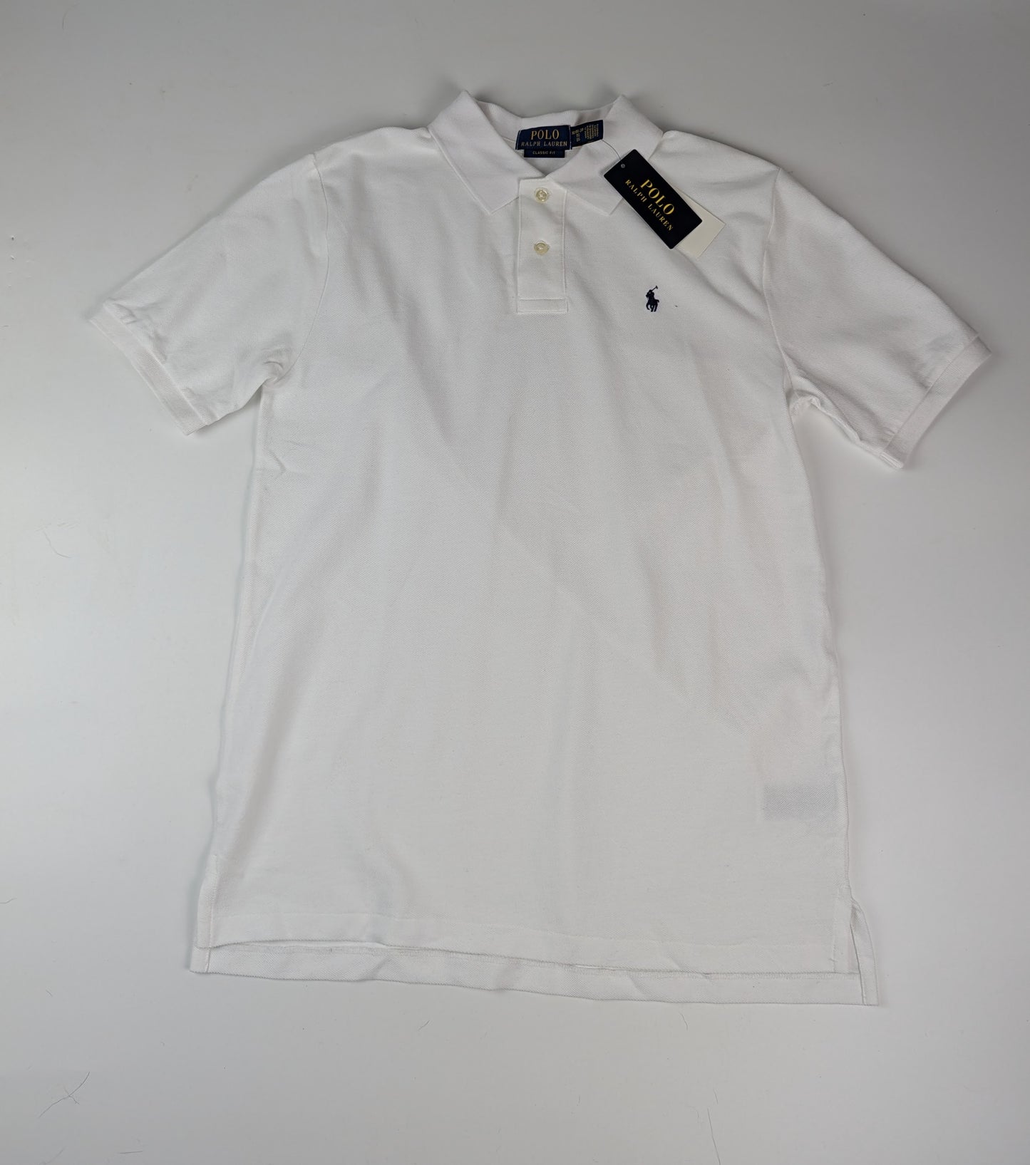 Polo Ralph Lauren Kids' Cotton Short Sleeve Shirt - White