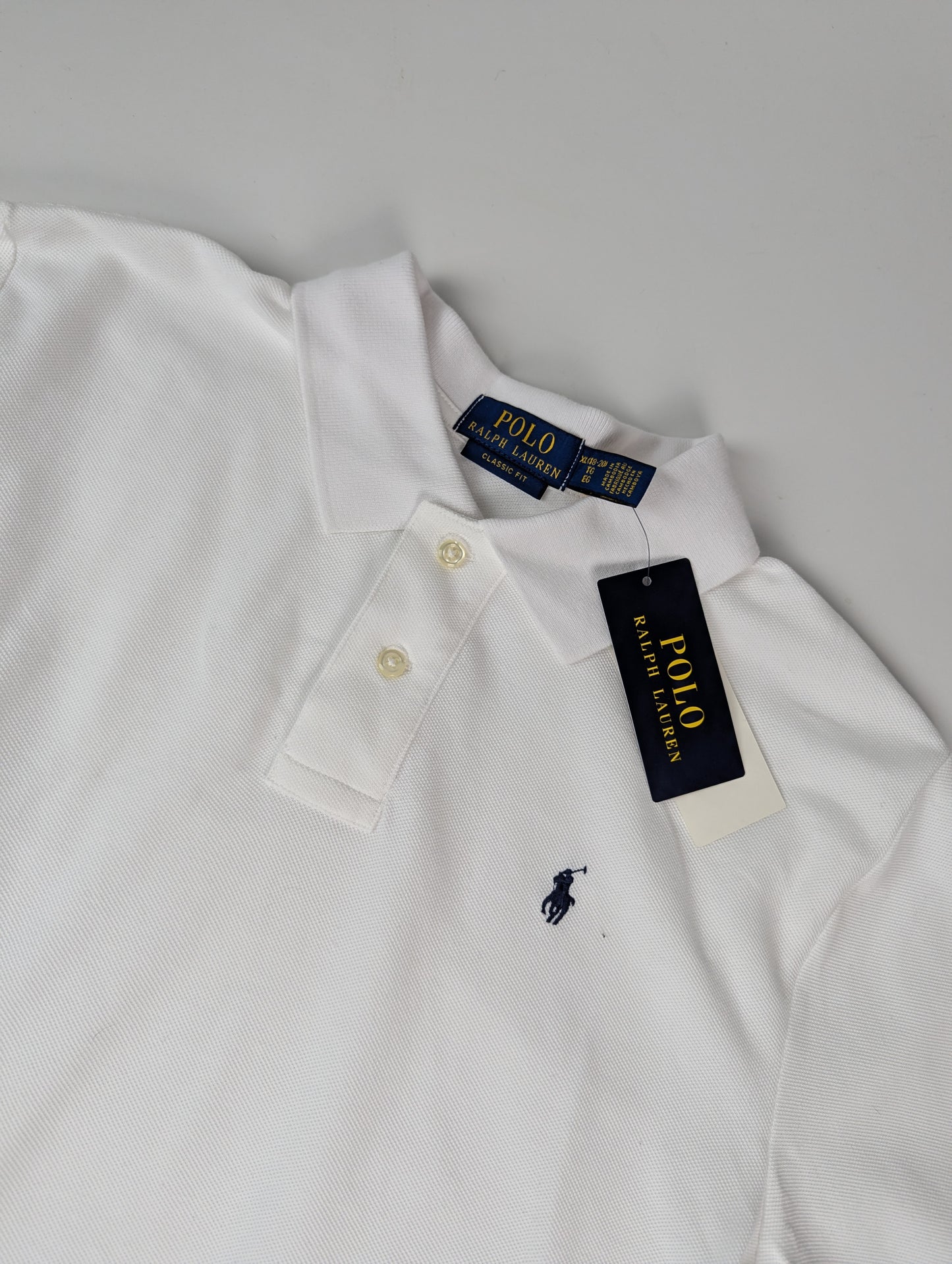 Polo Ralph Lauren Kids' Cotton Short Sleeve Shirt - White