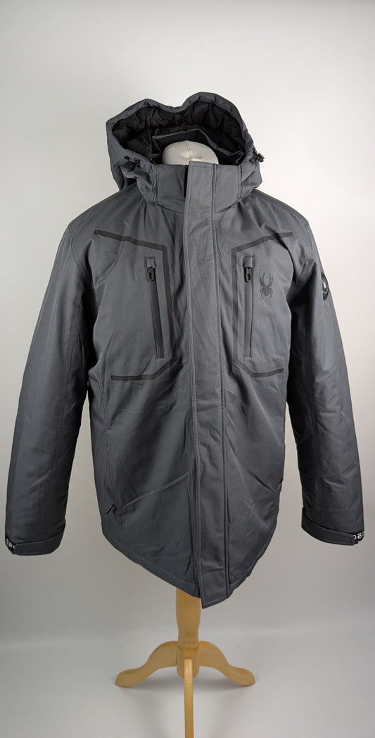 Spyder Men's Snow System Ski Jacket - Grey