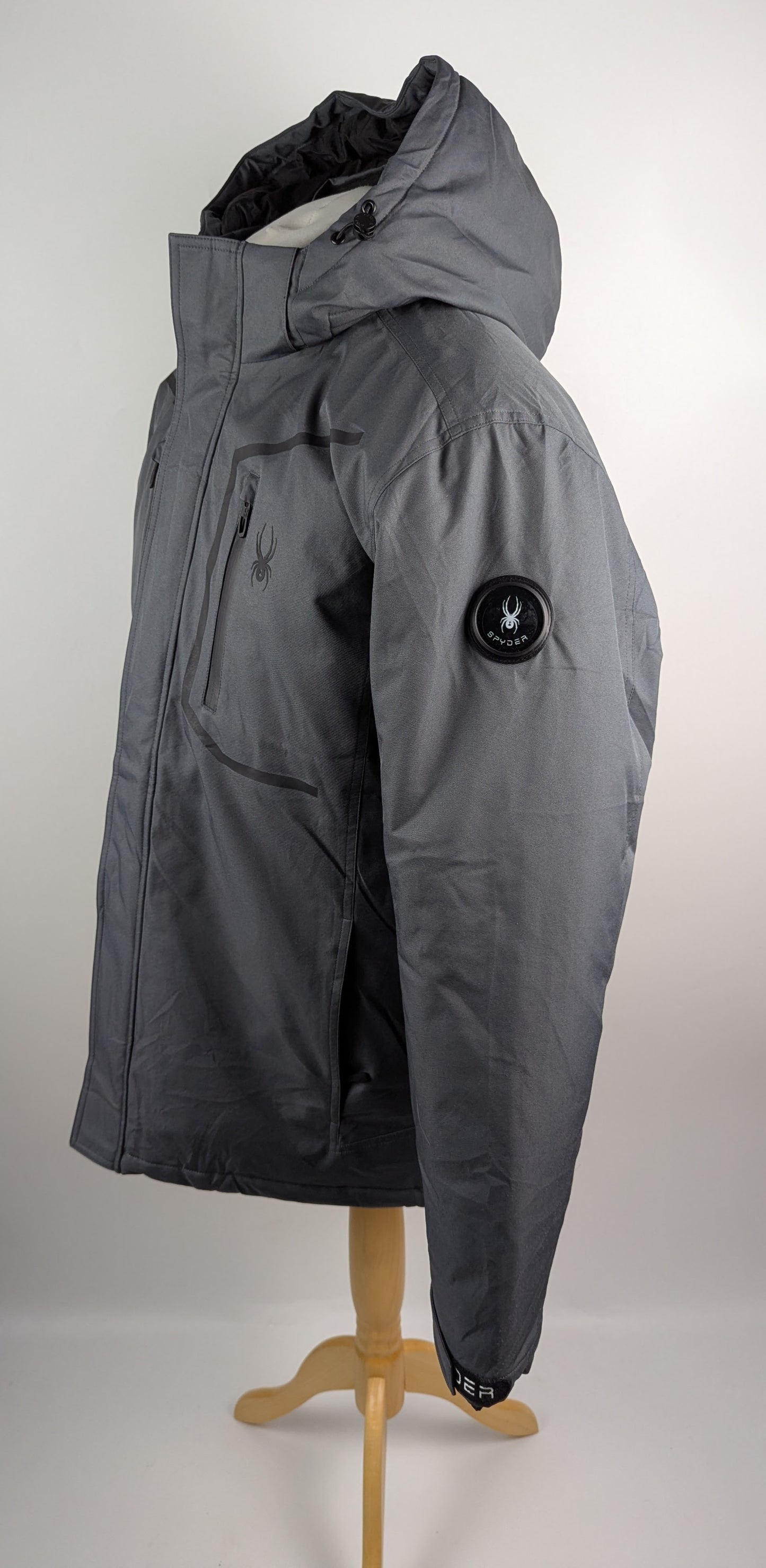 Spyder Men's Snow System Ski Jacket - Grey