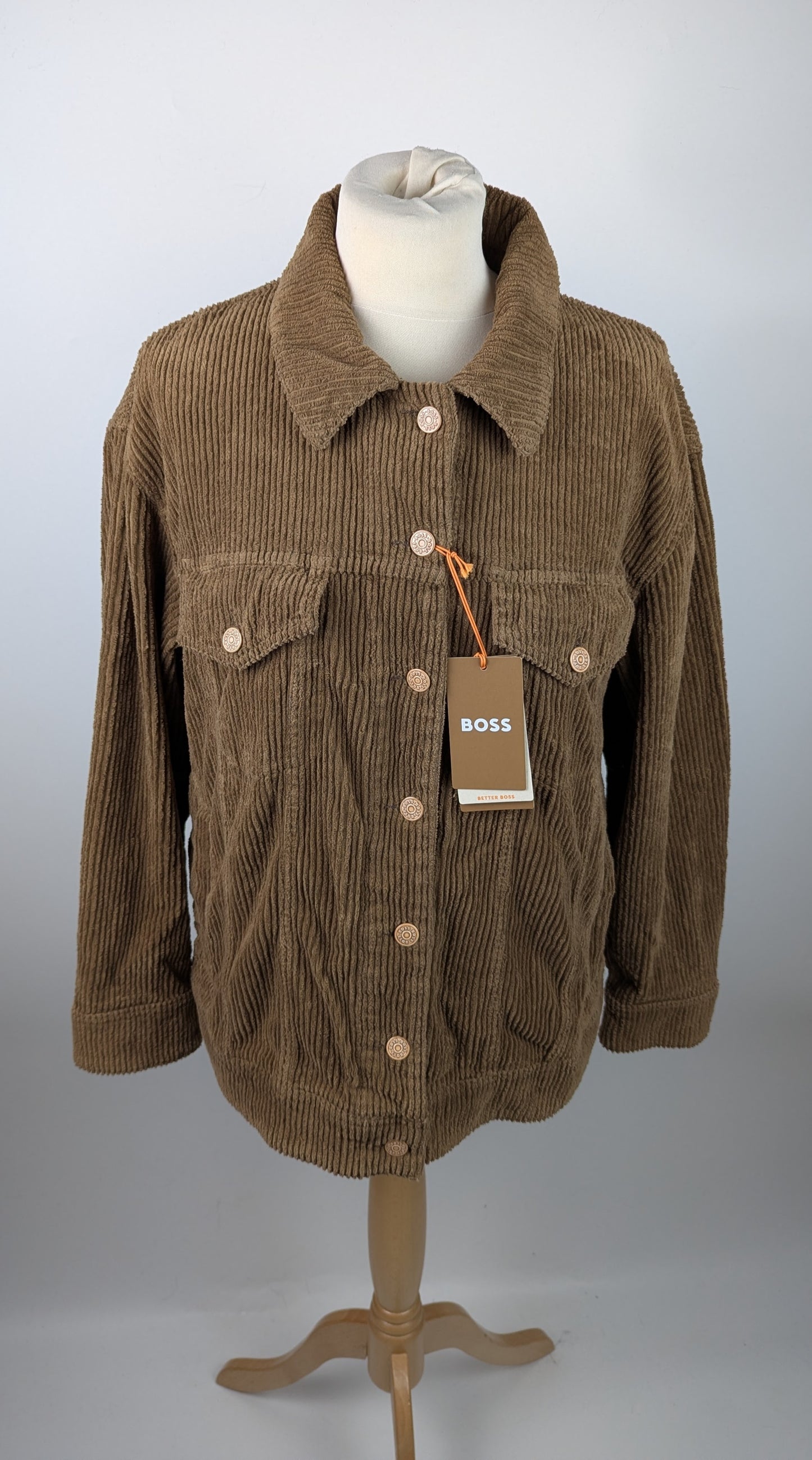 Boss Women's Jecord Denim Jacket - Brown