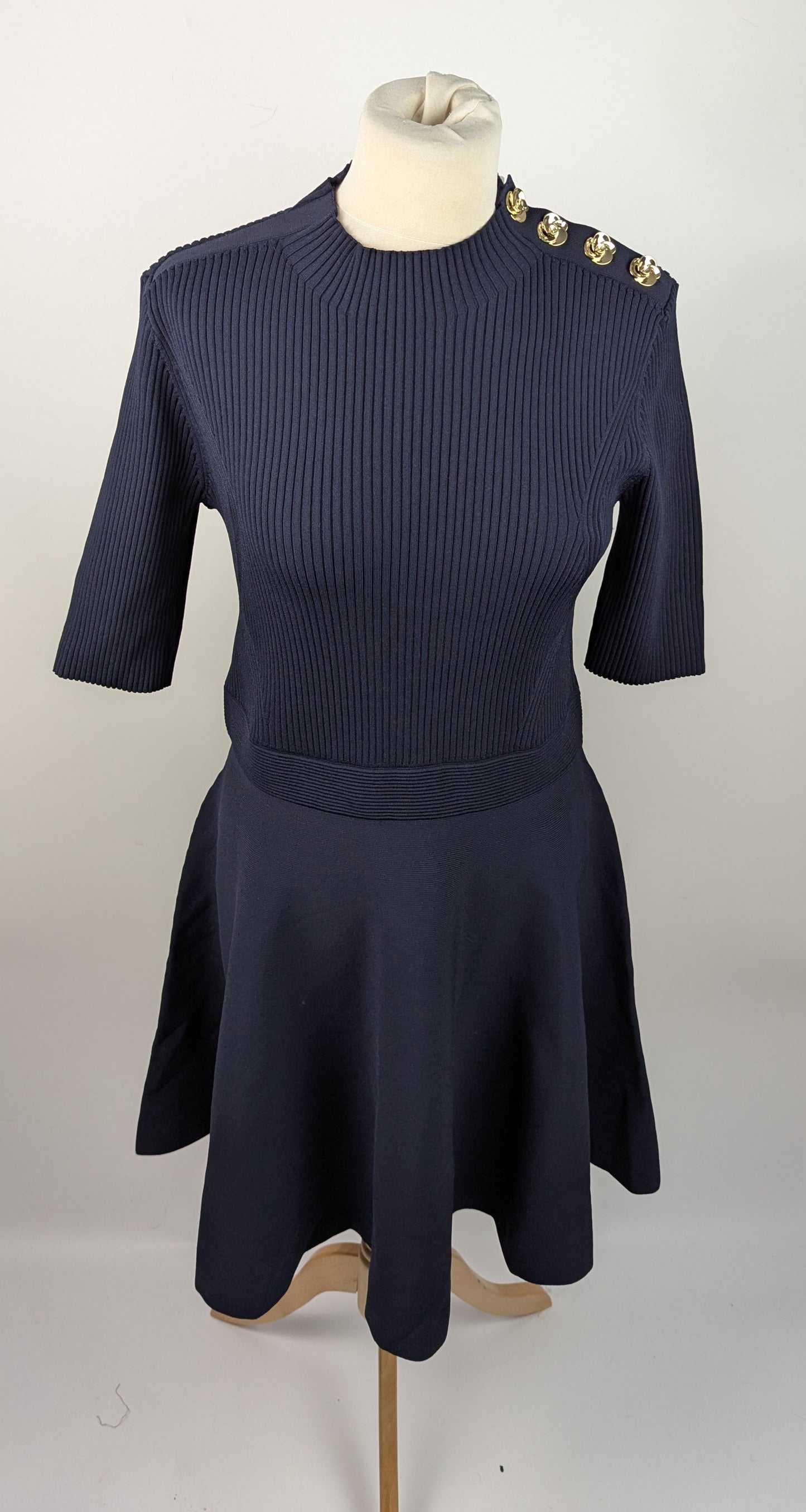 Ted Baker Women's Lilano Knitted Jumper Dress - Navy