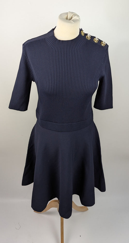 Ted Baker Women's Lilano Knitted Jumper Dress - Navy